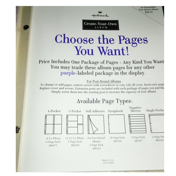 Hallmark Photo Album Decorative Cover Pages Original Box Memories Scrapbooks - Picture 4 of 9